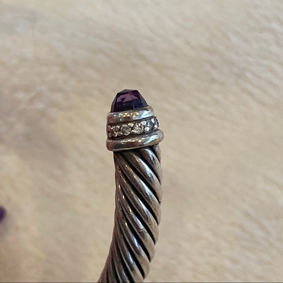 David Yurman Bracelet with Amethyst and Diamonds - Picture 3 of 4